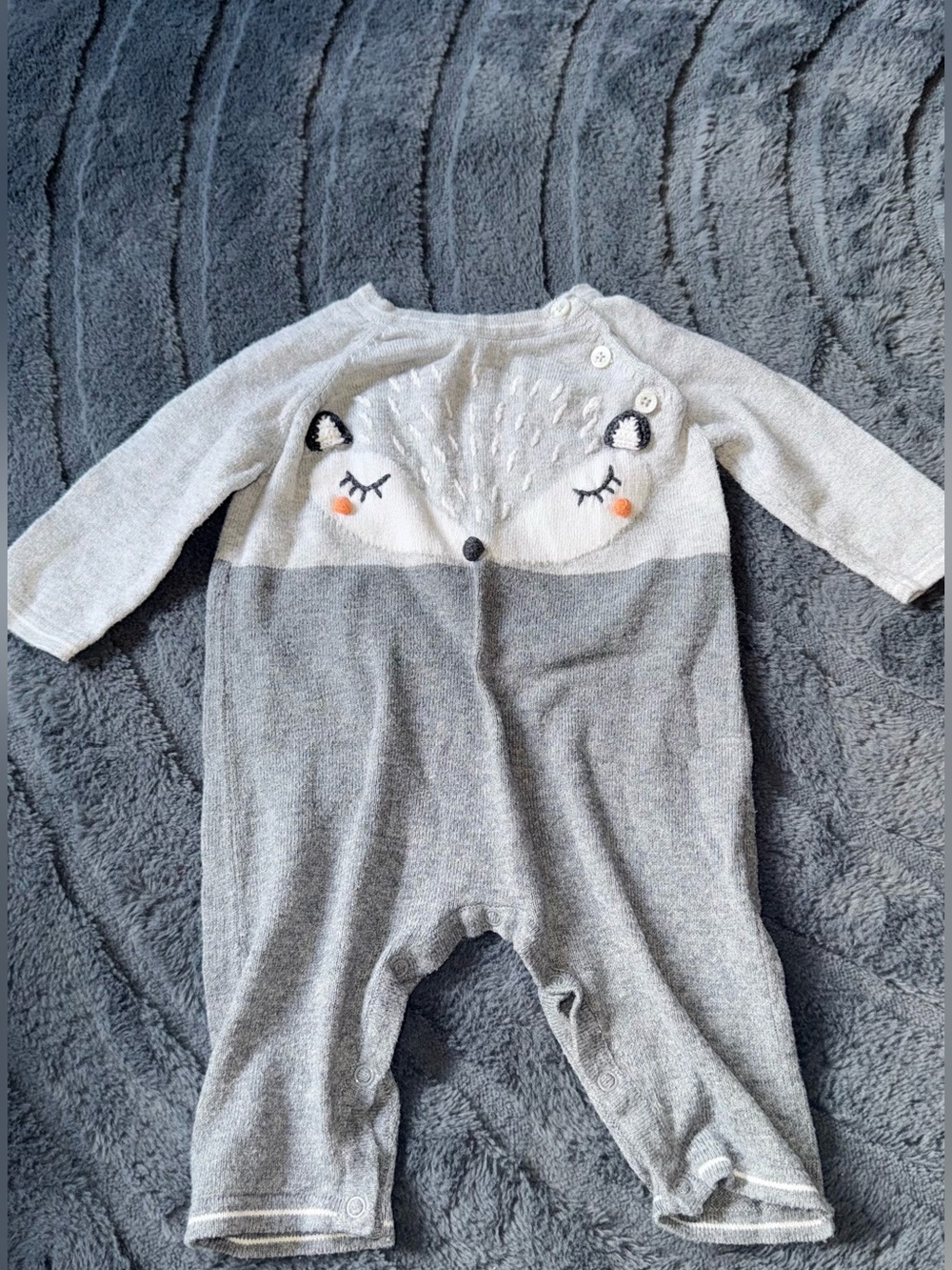 angel dear fox sweater romper